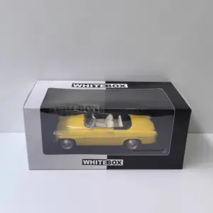 Vibrant Yellow Skoda Felicia Convertib 1:24 Diecast Model