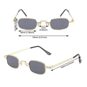 Retro Metal Frame Sunglasses with UV Protection 15 Sf39a57273bd44f15b7e6105f009b9430U