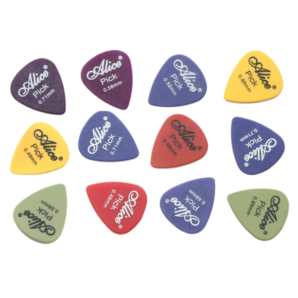 Bright Yellow Alice AP-12T Guitar Picks Set 2 Bright Yellow Alice AP-12T Guitar Picks Set - Image 2