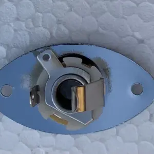 Oval Curved Bass Jack Plate in Gold, Black, Chrome 9 Sf3b6ce165ea3463f9f73f6da705042b6u