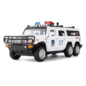 1:32 Scale Police Hummer Model with Lights 15 Sf3d8692bb51d4bd98b866788f9fc7280f