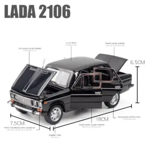 Russian LADA 2106 1:24 Diecast Model Car 10 Sf3def5ed4f694af8a8b2d90e87c7d4d0N