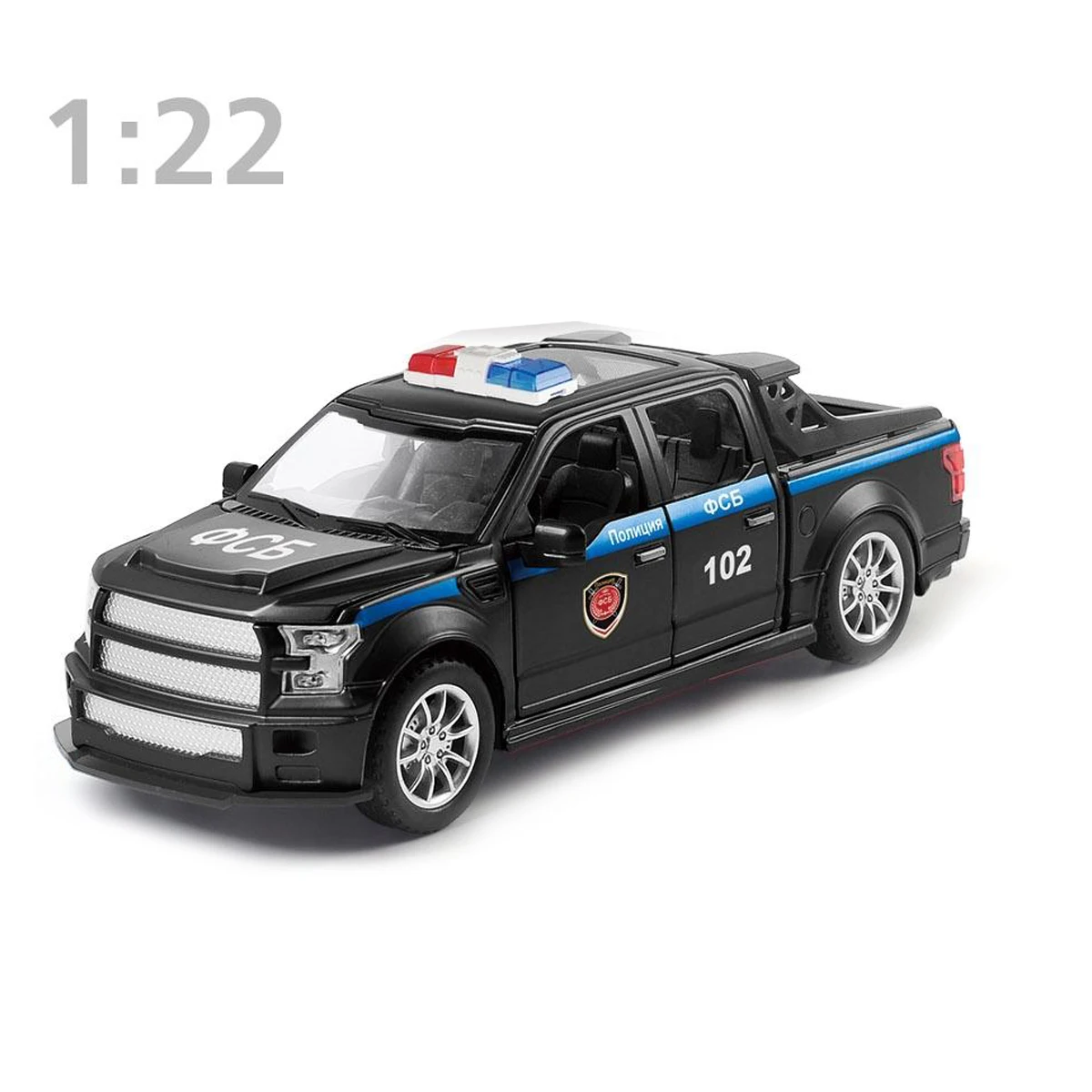 1:22 Scale Police Alloy Model Vehicle 2 1:22 Scale Police Alloy Model Vehicle - Image 2