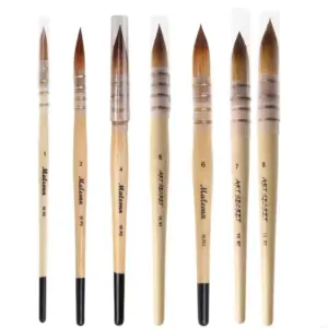 Elegant Handmade Watercolor Brush for Artists