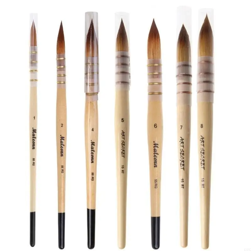 Elegant Handmade Watercolor Brush for Artists 1 Elegant Handmade Watercolor Brush for Artists