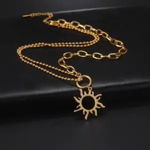 Stainless Steel Sun Totem Necklace for Women 13 Sf4141fd580864da2b9c5ec5b0ff9bcadw