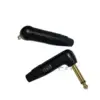 20-Pack 6.35mm Right-Angle Mono Audio Plugs