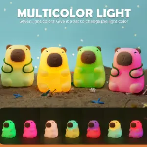 Cute Capybara Night Light with Rechargeable Battery 13 Sf41e227720cc4e77be2fdd3131daf622P