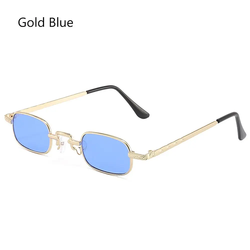 Retro Metal Frame Sunglasses with UV Protection 8 Retro Metal Frame Sunglasses with UV Protection - Image 8