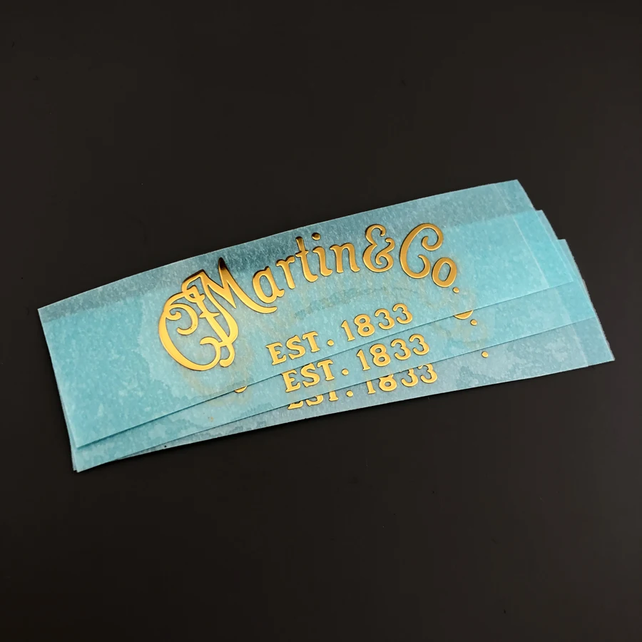 Gold Metal Decal Set for Guitar Pegheads 4 Gold Metal Decal Set for Guitar Pegheads - Image 4