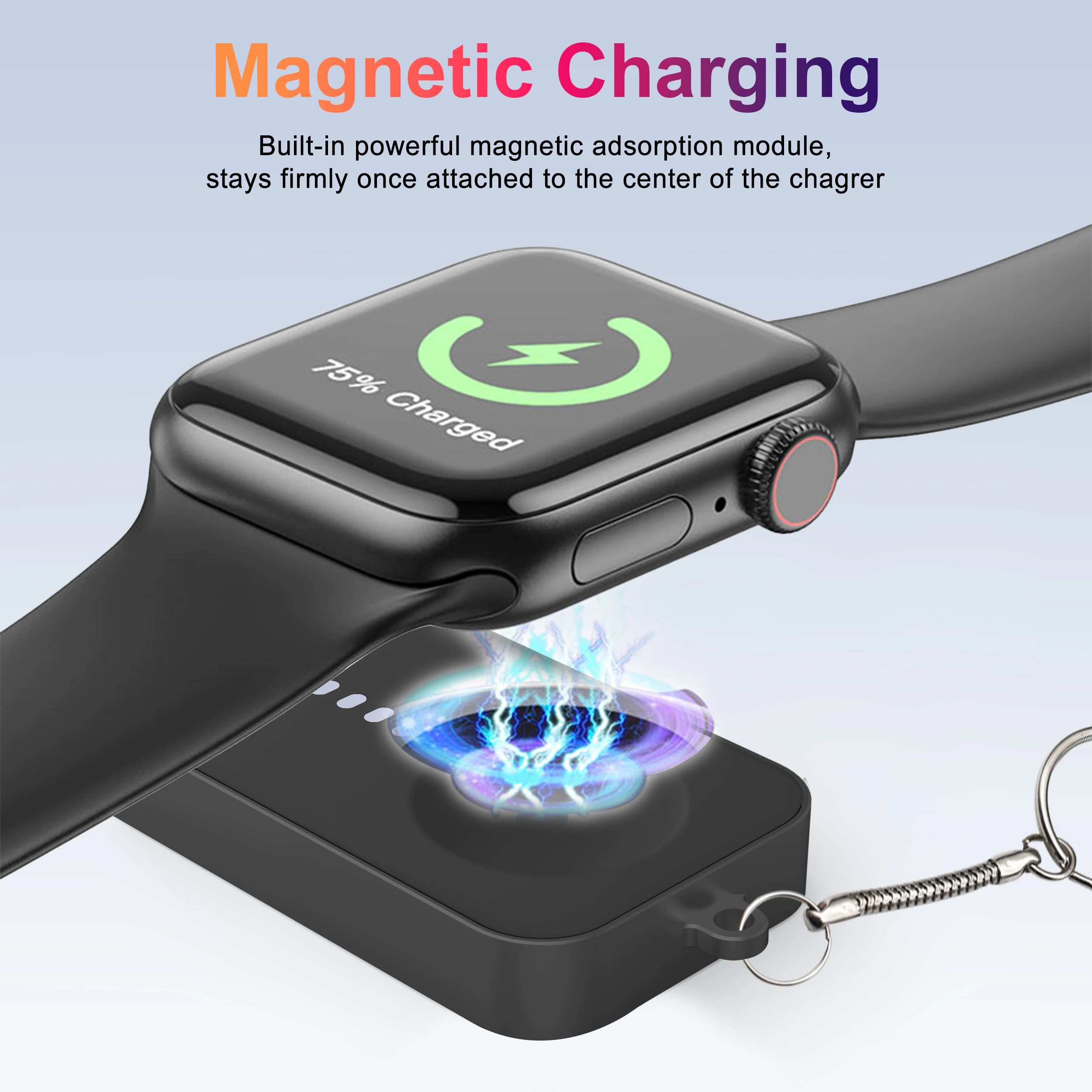 Apple Watch Wireless Charging Station Model 10-4 with Magnetic Fast Charge 4 Apple Watch Wireless Charging Station Model 10-4 with Magnetic Fast Charge - Image 4
