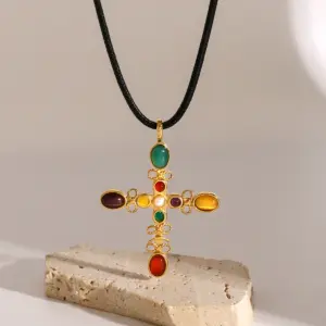 Vibrant Stainless Steel Women's Pendant Necklace