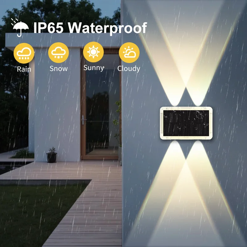 Colorful Solar Fence Light with 4 LEDs 3 Colorful Solar Fence Light with 4 LEDs - Image 3