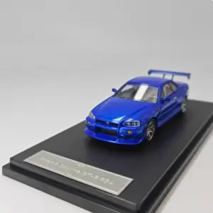 Skyline GT-R R34 C-West 1/64 Diecast Model 10 Sf4b516c09b2c4ee3885084e56a047b03L