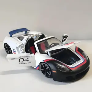 MAKEDA 1:24 Porsche Carrera GT Diecast Model 9 Sf4bc45e2fdfd4744a59737316581ac23C