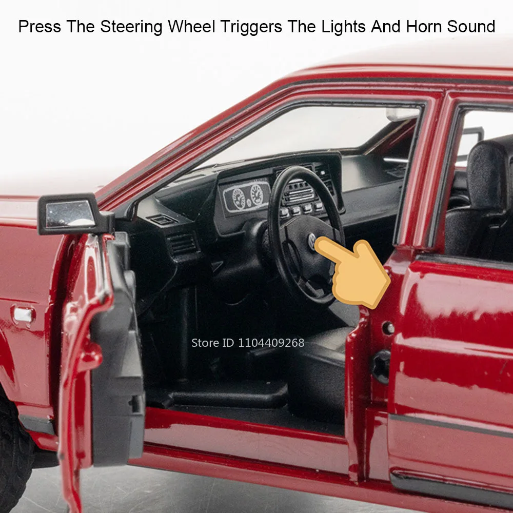 Vintage Red Santana 1:24 Diecast Model Car 5 Vintage Red Santana 1:24 Diecast Model Car - Image 5