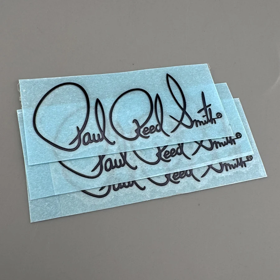 Self-Adhesive Metal Guitar Decal with Signature Style 2 Self-Adhesive Metal Guitar Decal with Signature Style - Image 2