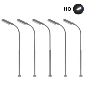 Set of 5 LED Model Street Lamps for HO-Z Scales 17 Sf4deefc8b4ce4b93a5659c206dba742dX