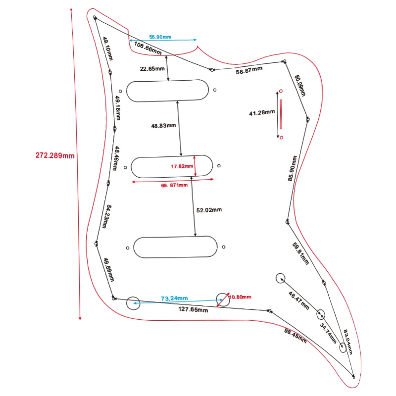 Vibrant Custom Pickguard for Harley Benton Bass Vi 6 Vibrant Custom Pickguard for Harley Benton Bass Vi - Image 6