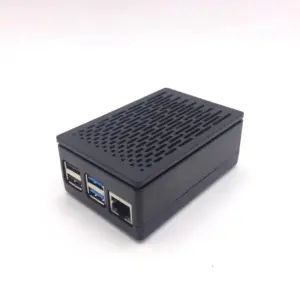 Black ABS Raspberry Pi 4B Case Shell 9 Sf4ffe22c607f4240a2da144766c91677Z