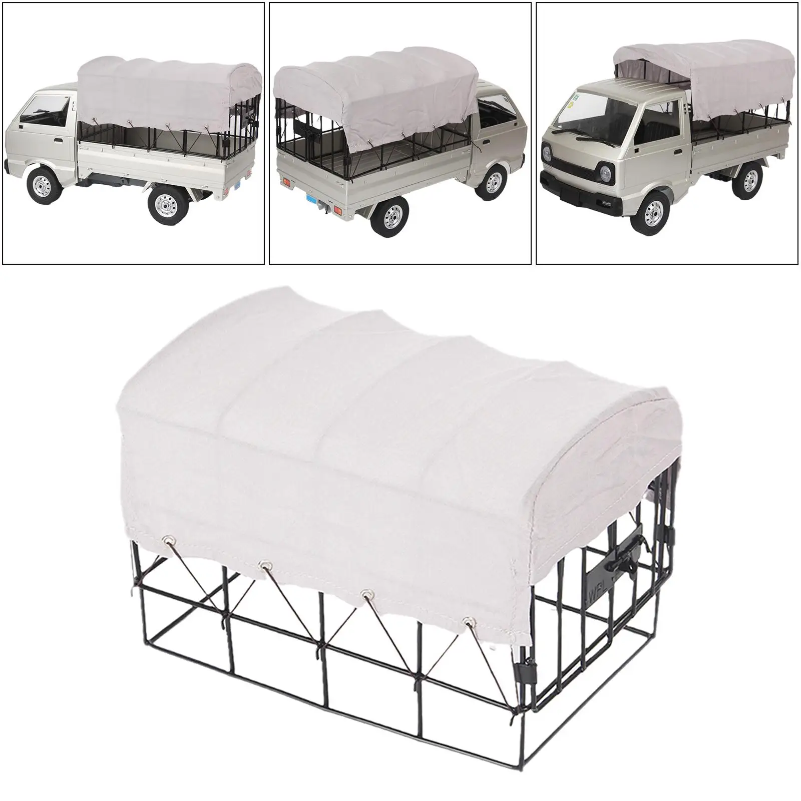 Heavy-Duty Metal Cage Frame for 1/10 WPL D12 7 Heavy-Duty Metal Cage Frame for 1/10 WPL D12 - Image 7