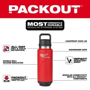 Milwaukee PACKOUT™ 18 oz Insulated Stainless Bottle 9 Sf520dd91fac545dc9c9ee264496b9482C