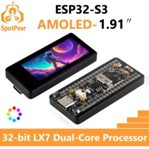 ESP32-S3 AMOLED Development Board with 1.91-Inch Display