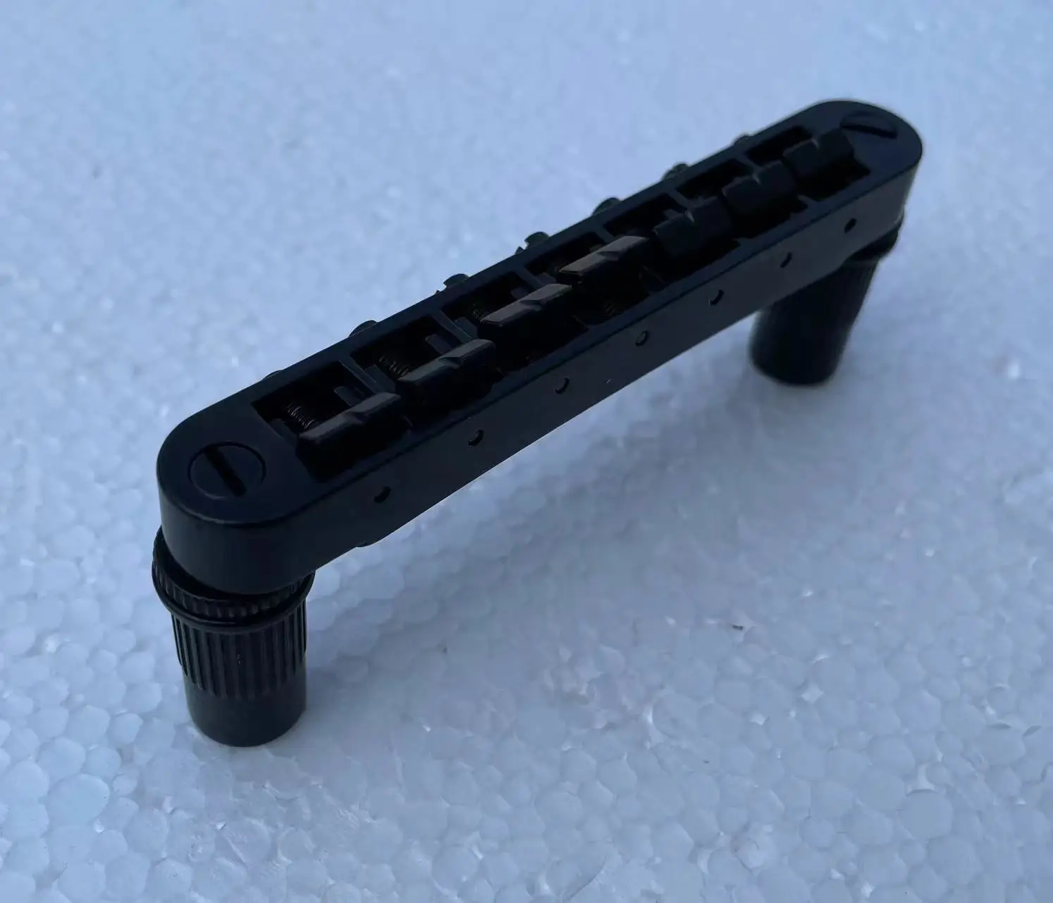 Black 7-string Electric Guitar Bridge 3 Black 7-string Electric Guitar Bridge - Image 3