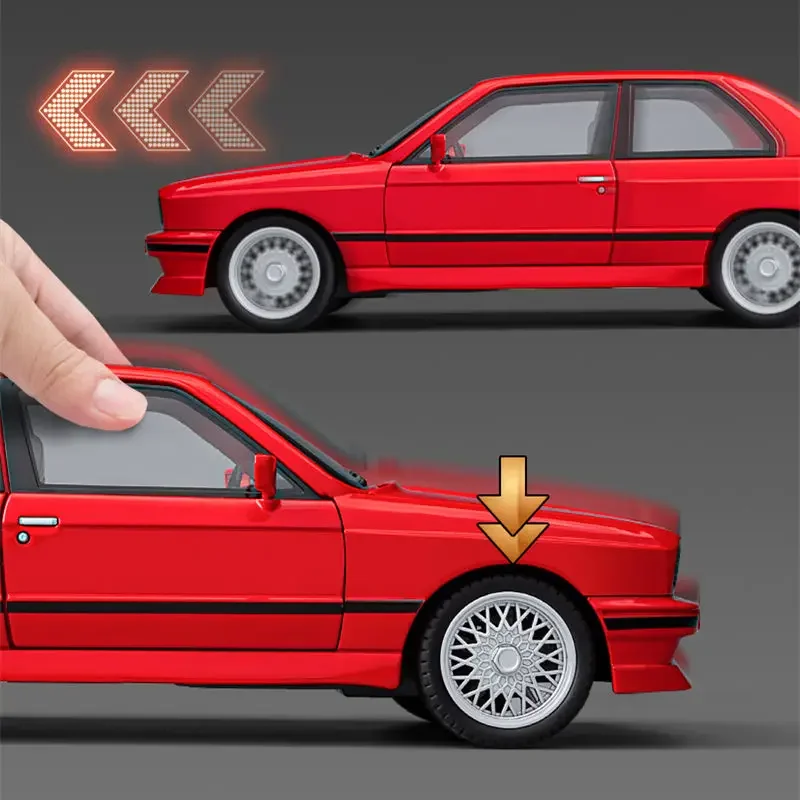 1988 BMW M3 E30 1:24 Diecast Model 6 1988 BMW M3 E30 1:24 Diecast Model - Image 6