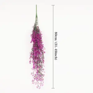 Artificial Green Vine Wall Decor - 80cm, Purple Leaves 11 Sf53d30d5cb4243e6b3f6327339b63521O