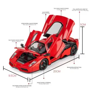 Enzo Ferrari 1:22 Diecast Alloy Model 10 Sf54985a77b6e4a7a9e17ea17555cd9faz