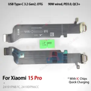 Xiaomi USB Flex Cable Replacement for Models Including Xiaomi 10/11/14 Pro 16 Sf550eb03656044608dd76ea1c7e7026eN