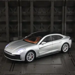 Black Porsche Panamera Alloy Model 1:24 Scale 14 Sf56a04f46e5e41d39731bd2e570ad47bd