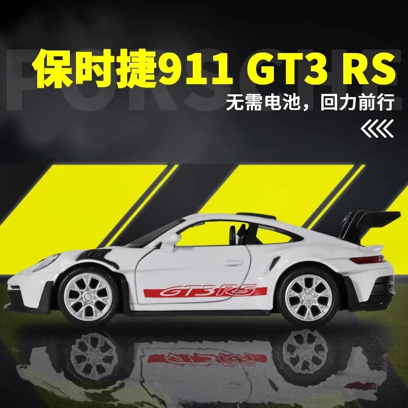 1:36 Scale Diecast Porsche 911 GT3 RS Model 4 1:36 Scale Diecast Porsche 911 GT3 RS Model - Image 4