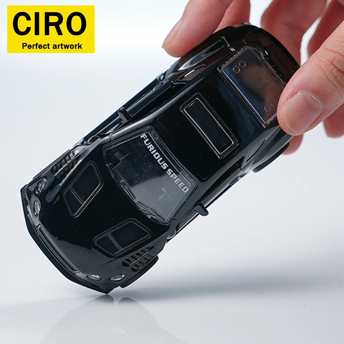 Black Die-Cast Pull-Back Toy Car 5 Black Die-Cast Pull-Back Toy Car - Image 5