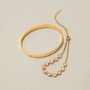 Elegant Stainless Steel Gold Bracelet for Women 13 Sf5c4f0d9a14f4a749e8f795246d39500E