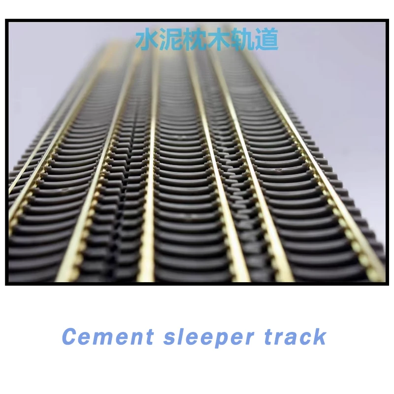 HO Scale 50cm Model Railway Track with Copper Rails 2 HO Scale 50cm Model Railway Track with Copper Rails - Image 2
