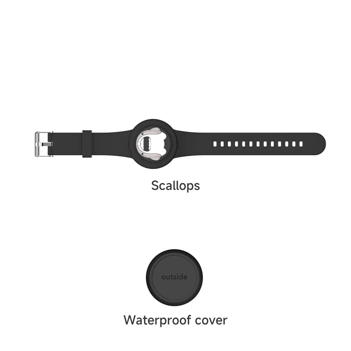 Childrens' AirTag Wristband with Plush Characters 4 Childrens' AirTag Wristband with Plush Characters - Image 4