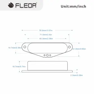 Alnico 5 Neck Guitar Pickup for TL Models 14 Sf603640c107145ceacd030d17587fd3f8