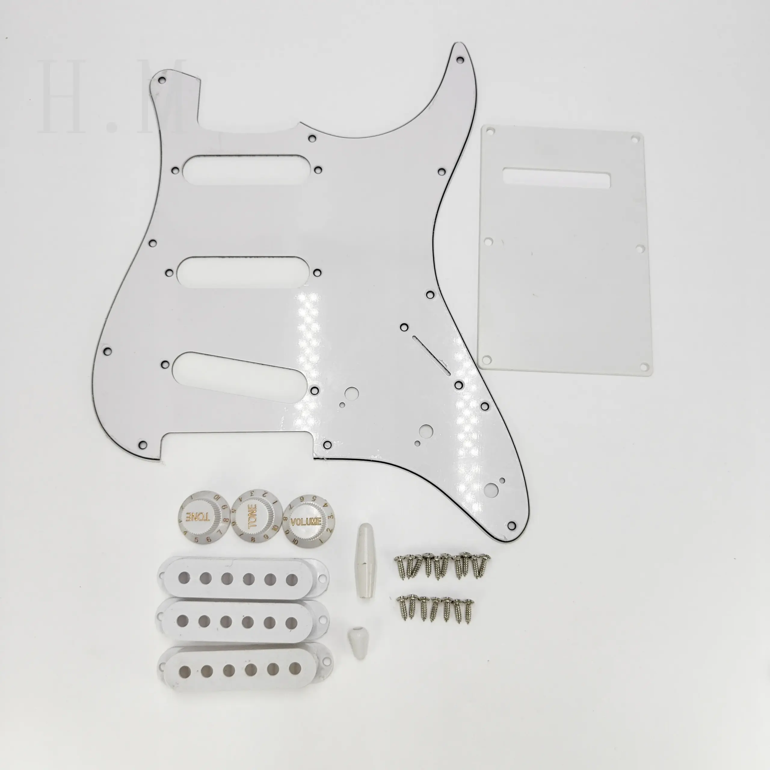 ST Guitar Accessories Set with Pickguard & Control Knobs 8 ST Guitar Accessories Set with Pickguard & Control Knobs - Image 8