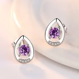 Elegant Water Drop Earrings with Cubic Zirconia 11 Sf63471e3c9334a24824261e5e84bf2ee1