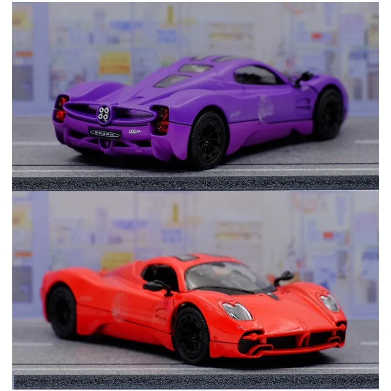 Vibrant Turquoise Pagani Utopia Diecast Model 6 Vibrant Turquoise Pagani Utopia Diecast Model - Image 6