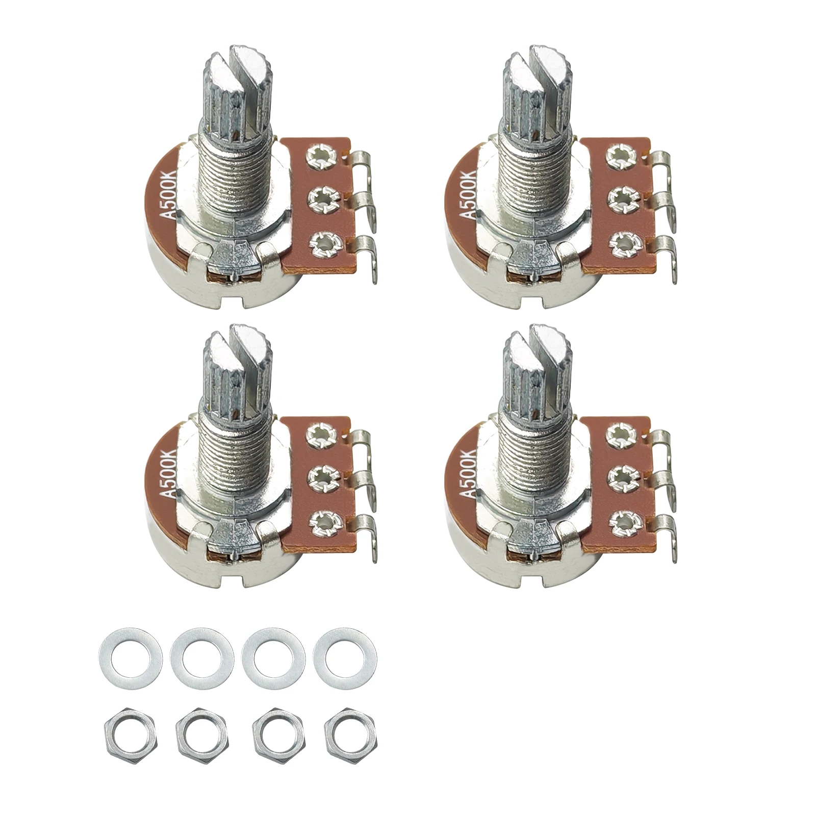 Mini Guitar Potentiometers for Electric Guitar and Bass 7 Mini Guitar Potentiometers for Electric Guitar and Bass - Image 7