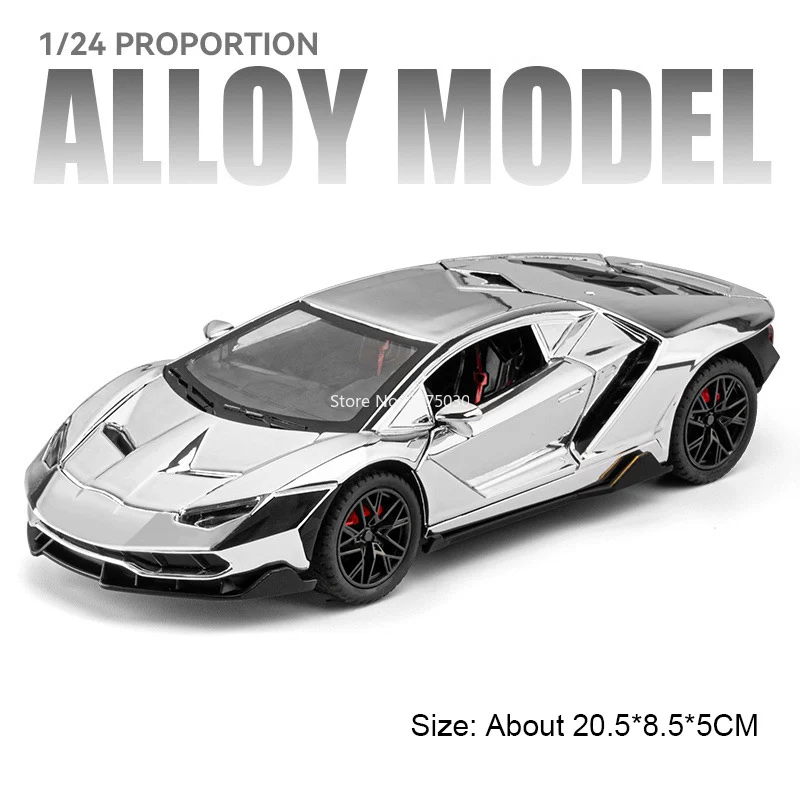 Iridescent 1:24 Lamborghini LP770-4 Diecast Model 8 Iridescent 1:24 Lamborghini LP770-4 Diecast Model - Image 8