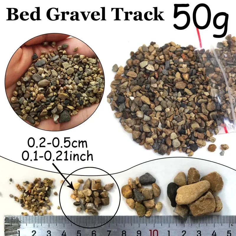 Miniature Realistic Gravel Set for Dioramas 4 Miniature Realistic Gravel Set for Dioramas - Image 4