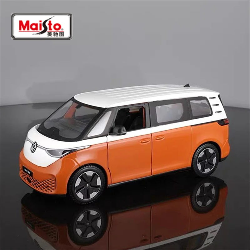 Volkswagen ID BUZZ 1:24 Diecast Model Orange-Yellow 7 Volkswagen ID BUZZ 1:24 Diecast Model Orange-Yellow - Image 7