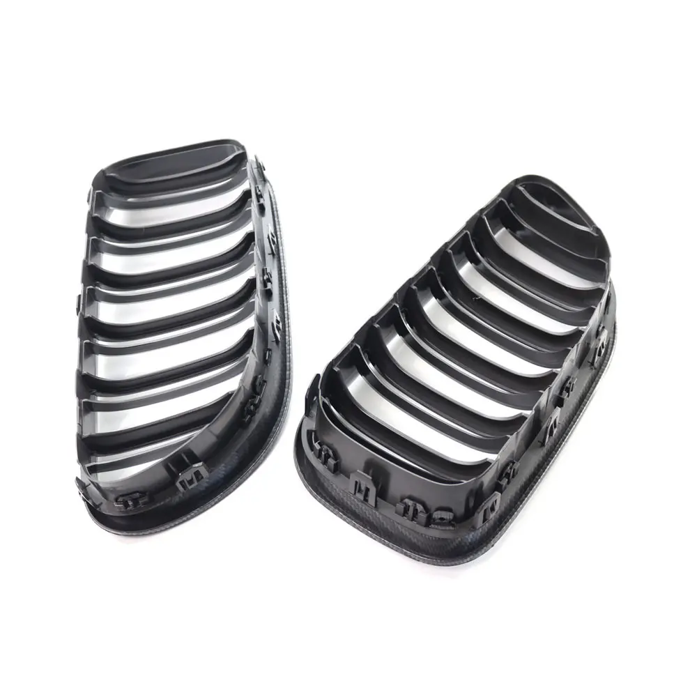 BMW F06/F12/F13 Front Grille Kit Black or Carbon Fiber 5 BMW F06/F12/F13 Front Grille Kit Black or Carbon Fiber - Image 5