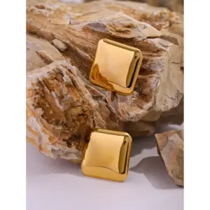 Stainless Steel Geometric Earrings for Women 8 Sf694a2053f1449b29603993aae55afeeW