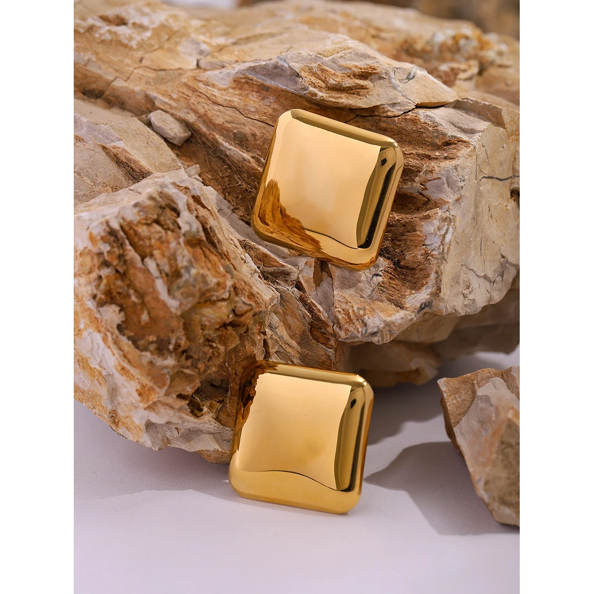 Stainless Steel Geometric Earrings for Women 3 Stainless Steel Geometric Earrings for Women - Image 3