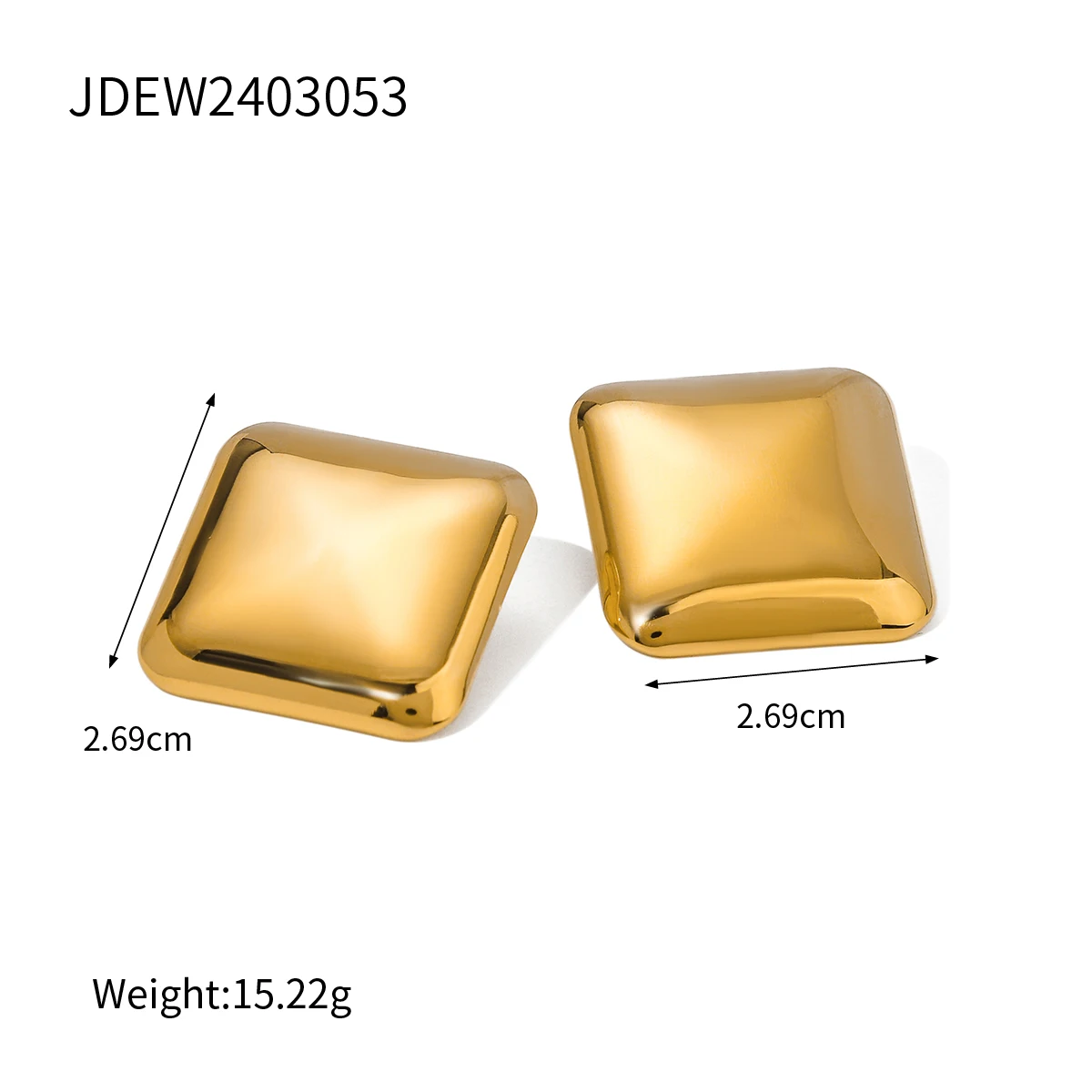 Stainless Steel Geometric Earrings for Women 6 Stainless Steel Geometric Earrings for Women - Image 6